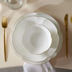 Karaca Flora Porzellan Geschirrset, 6 Personen,24-teiliges