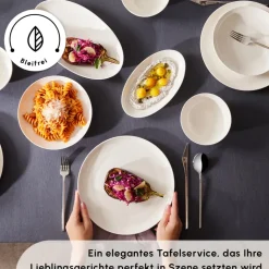 Karaca Forever Bone Allure 41-Teiliges 12-Personen Geschirrset