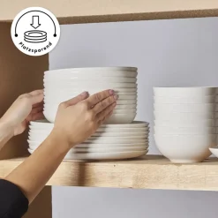 Karaca Forever Bone Allure 41-Teiliges 12-Personen Geschirrset