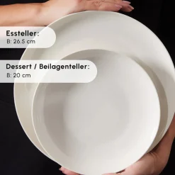 Karaca Forever Bone Allure 41-Teiliges 12-Personen Geschirrset