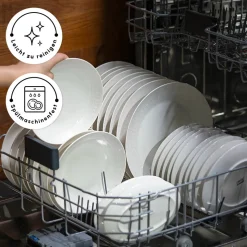 Karaca Forever Bone Arte 53-Teiliges 12-Personen Geschirrset