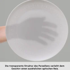 Karaca Forever Bone Artiste 53-Teiliges 12-Personen Geschirrsett