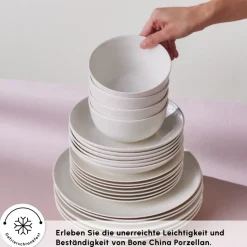 Karaca Forever Bone Artiste 53-Teiliges 12-Personen Geschirrsett