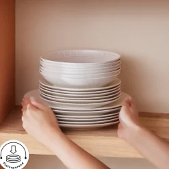 Karaca Forever Bone Artiste 53-Teiliges 12-Personen Geschirrsett