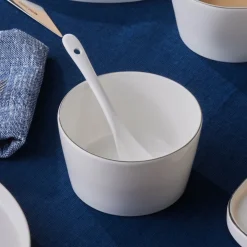 Karaca Forever Bone Bomo 22-teiliges Frühstücksset für 6 Personen – Platin