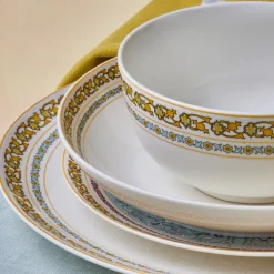 Karaca Forever Bone Bondi, 53-teiliges Tafelservice für 12 Personen