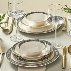 Karaca Forever Bone Cordoba 53-Teiliges 12-Personen Geschirrset