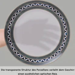 Karaca Forever Bone New Cordoba 53-Teiliges 12-Personen Geschirrset