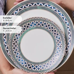 Karaca Forever Bone New Cordoba 53-Teiliges 12-Personen Geschirrset