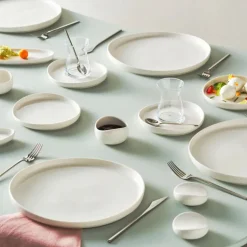 Karaca Forever Bone Olla, Frühstücksset 28-teilig für 6 Personen