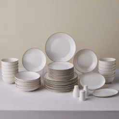 Karaca Forever Bone Ollie 53-teiliges 12-Personen Geschirrset Gold