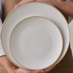 Karaca Forever Bone Ollie 53-teiliges 12-Personen Geschirrset Gold