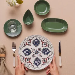 Karaca Forever Bone Salento 26-teiliges Frühstücksset für 6 Personen