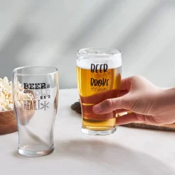 Karaca Fritz Bierglas-Set 2 Stück, 454 ml