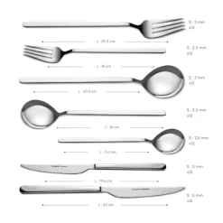 Karaca Gale Elegance 12-Personen 84-Teiliges Besteckset