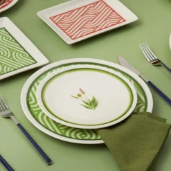 Karaca Giardino Porzellan 18 Teile für 6 Personen Frühstücks-/Service-Set