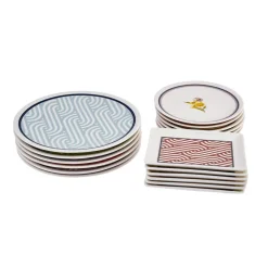 Karaca Giardino Porzellan 18 Teile für 6 Personen Frühstücks-/Service-Set