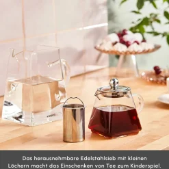 Karaca Giza Gläserne Teekanne