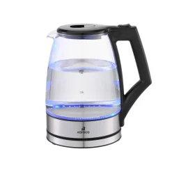 Karaca Glacia Glas Wasserkocher, 2200W, 1,8L, Transparent