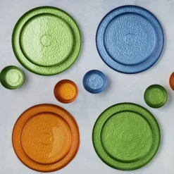 Karaca Glacier für 6 Personen Frühstücksset und Servierschalen, 18 Teilig, Glas