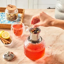 Karaca Glissia Glas Teekanne, Farblos