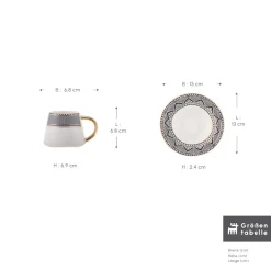 Karaca Globe Kaffeeservice für 6 Personen