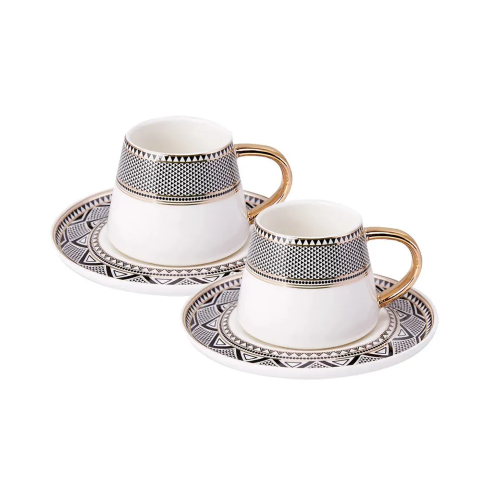 Karaca Globe Set mit 2 Kaffeetassen