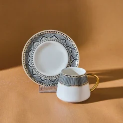 Karaca Globe Set mit 2 Kaffeetassen