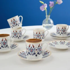 Karaca Haliç Tassen-Set für 6 Personen, 80 ml