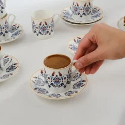 Karaca Haliç Tassen-Set für 6 Personen, 80 ml