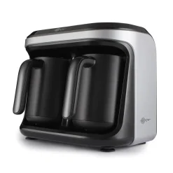 Karaca Hatir Hüps Duet Türkische Kaffeemaschine, Grau, 1400W