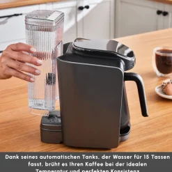 Karaca Hatır Aqua Wassertank Automatische Türkische Kaffeemaschine Galaxy Grey