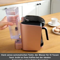 Karaca Hatır Aqua Wassertank Automatische Türkische Kaffeemaschine Rose Gold