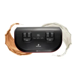 Karaca Hatır Hüps Duet Kaffeemaschine für türkischen Kaffee mit Milch Rot, 1400W