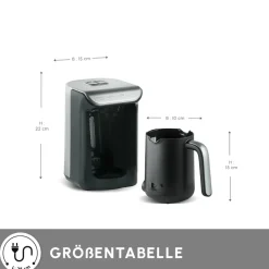Karaca Hatır Kaffeemaschine mit Röstfunktion Space Gray