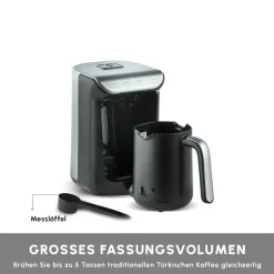 Karaca Hatır Kaffeemaschine mit Röstfunktion Space Gray