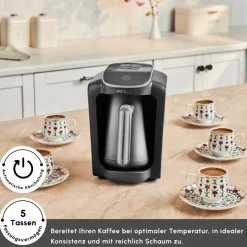 Karaca Hatır Neo Türkische Kaffeemaschine – Silber