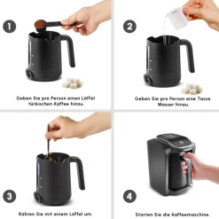 Karaca Hatır Neo Türkische Kaffeemaschine – Silber