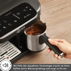 Karaca Hatır Perfetto Espresso und Türkischer Kaffee Maschine INOX