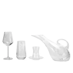 Karaca Helen 49 Parça Yemek Takımı Koleksiyonu Bardak Seti Yaldızsız