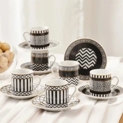 Karaca Helenistik für 6 Personen Kaffeetasse, 80 ml