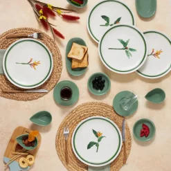 Karaca Herby 26-teiliges Frühstücksset und Servierschalen für 6 Personen