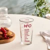 Karaca H2O Rotes Erfrischungsgetränkglas, 570 Ml