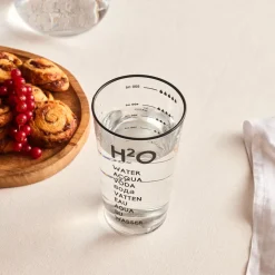 Karaca H2O Schwarzes Erfrischungsgetränkglas, 570 Ml