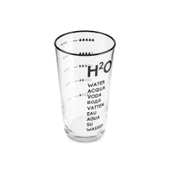 Karaca H2O Schwarzes Erfrischungsgetränkglas, 570 Ml