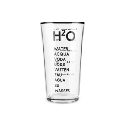 Karaca H2O Schwarzes Erfrischungsgetränkglas, 570 Ml