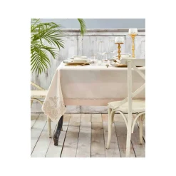 Karaca Home Ades Beige französische Spitzendecke 160 x 240