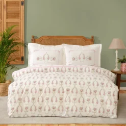 Karaca Home Alfia Powder Einzel Bettbezug Set, Baumwolle