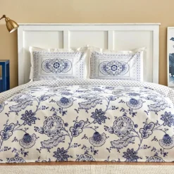 Karaca Home Amar Blau Einzel Bettbezug Set