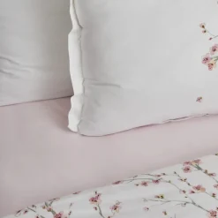 Karaca Home Annata Lachs 100% Baumwolle Doppel-Bettbezug Set